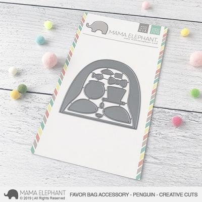 Mama Elephant Creative Cuts - Favor Bag Accessory - Penguin